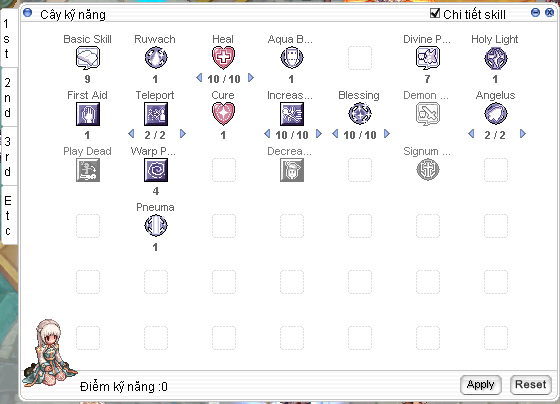 Hybrid Support — bảng skill 1