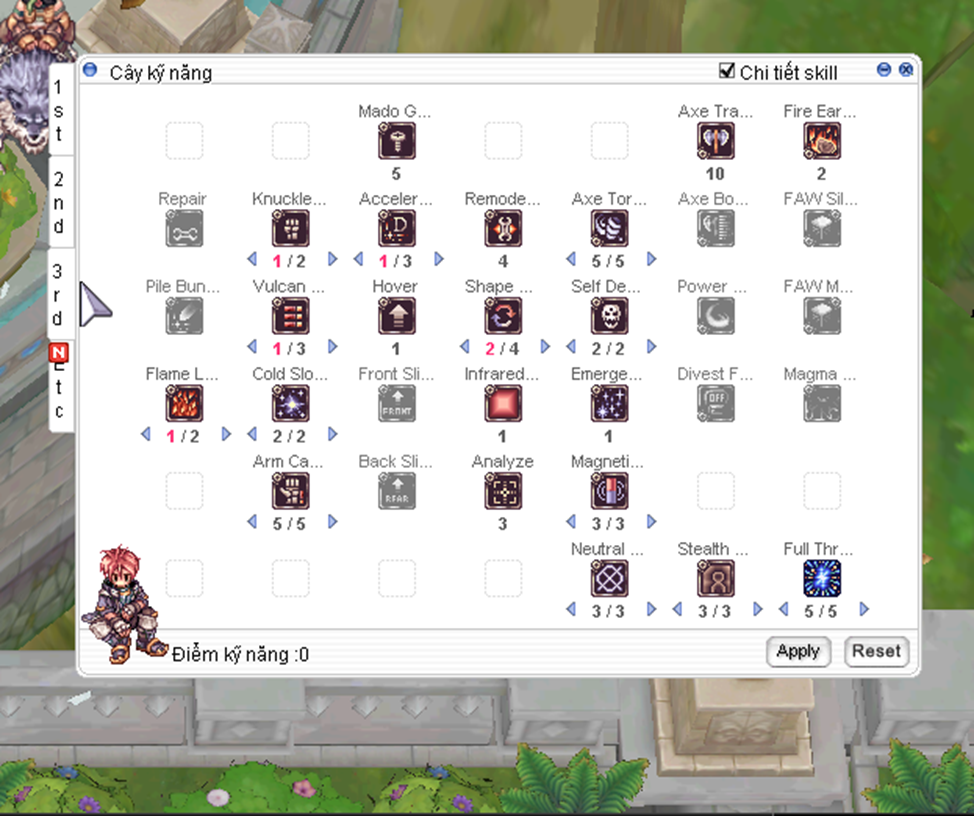 Job 3 skill tree