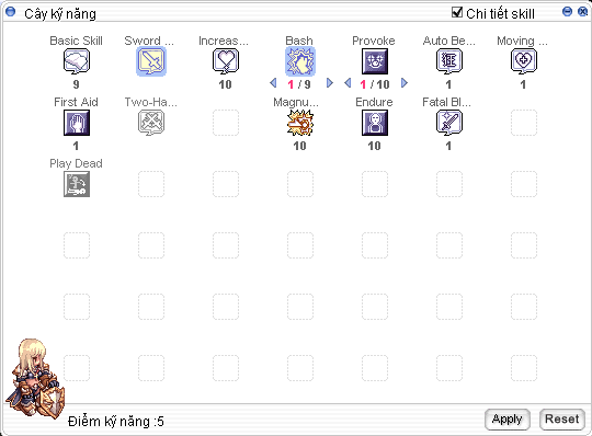 Skill tree — phần 1